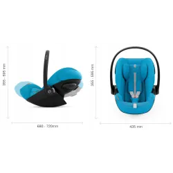 Fotelik CYBEX CLOUD G I-SIZE 2023 Lava Grey