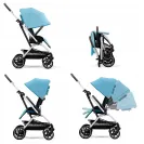 Cybex Eezy S Twist+2 Almond Beige – lekki wózek spacerowy z obrotowym siedziskiem