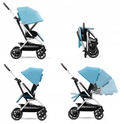 Cybex Eezy S Twist+2 Almond Beige – lekki wózek spacerowy z obrotowym siedziskiem Cybex Eezy S Twist+2 Almond Beige – lekki wózek spacerowy z obrotowym siedziskiem