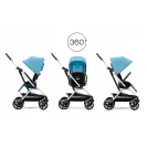 Cybex Eezy S Twist+2 Almond Beige – lekki wózek spacerowy z obrotowym siedziskiem