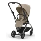Cybex Eezy S Twist+2 Almond Beige – lekki wózek spacerowy z obrotowym siedziskiem