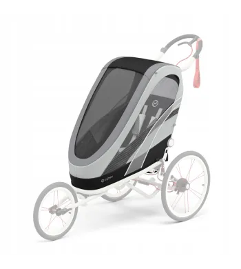 Cybex ZENO Tapicerka Wózka/Przyczepki Seat Pack R Medal Grey light