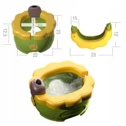 Nocnik wielorazowy Primabobo żółty MIŚ brąz