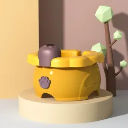 Nocnik wielorazowy Primabobo żółty MIŚ brąz