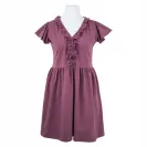 Koszula ciążowa krótki rękaw Eevi Linda S winogronowa