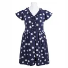 Koszula ciążowa krótki rękaw Eevi Linda XXL stokrotki granat