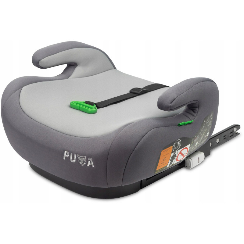 Caretero PUMA i-Size Fotelik samochodowy podstawka 15-36 kg isofix Grey