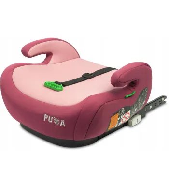 Caretero fotelik podstawka puma isofix pink