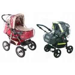 Folia na wózek bliźniaczy spacerowy Bliźniak Folia Caretero