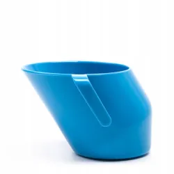 DOIDY CUP KUBEK KRZYWY POCHYŁY KUBECZEK DO NAUKI PICIA  200ml BŁĘKITNY