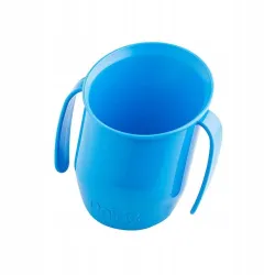 DOIDY CUP KUBEK KRZYWY POCHYŁY KUBECZEK DO NAUKI PICIA  200ml BŁĘKITNY