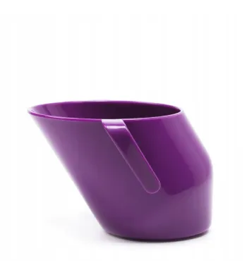 DOIDY CUP KUBEK KRZYWY POCHYŁY KUBECZEK DO NAUKI PICIA  200ml  jagodowy