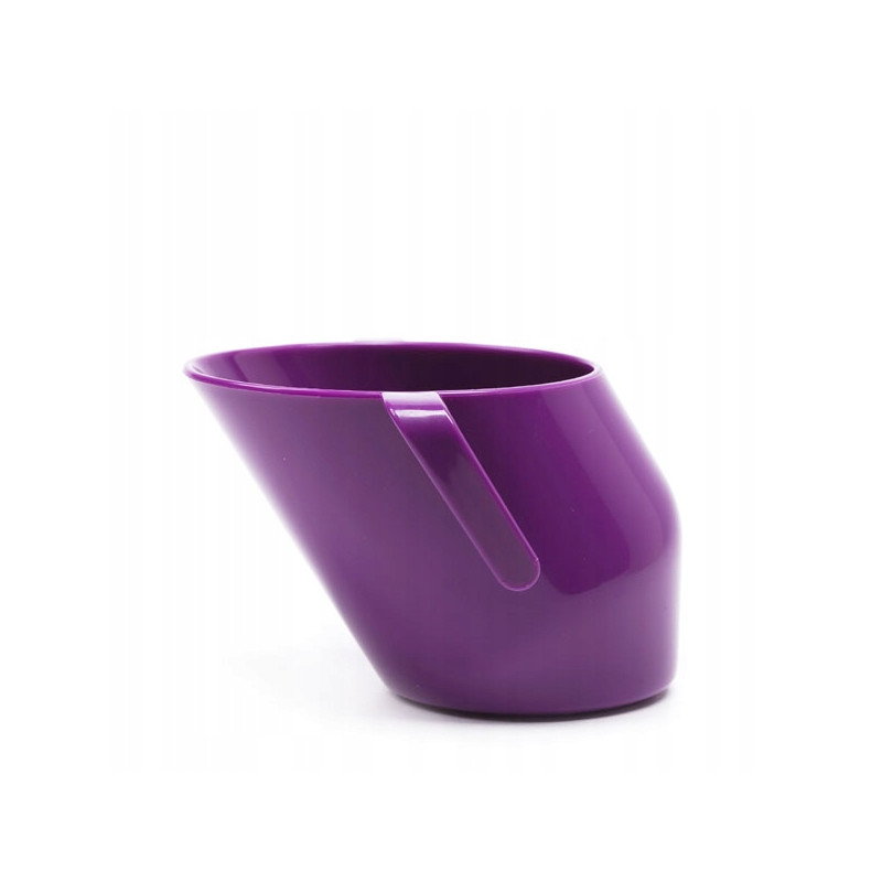 DOIDY CUP KUBEK KRZYWY POCHYŁY KUBECZEK DO NAUKI PICIA  200ml  jagodowy