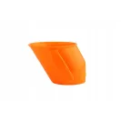 DOIDY CUP KUBEK KRZYWY POCHYŁY KUBECZEK DO NAUKI PICIA  200ml  oranżowy
