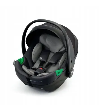 Kinderkraft Fotelik samochodowy dla Niemowląt i Dzieci I-CARE I-SIZE szary