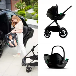 Kinderkraft Fotelik Samochodowy Nosidełko 40-87 cm 0-13 kg I-CARE I-SIZE black Kinderkraft Fotelik Samochodowy Nosidełko 40-87 cm 0-13 kg I-CARE I-SIZE black
