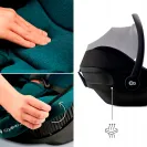 Kinderkraft Fotelik Samochodowy Nosidełko 40-87 cm 0-13 kg I-CARE I-SIZE black