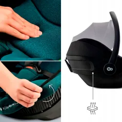 Kinderkraft Fotelik Samochodowy Nosidełko 40-87 cm 0-13 kg I-CARE I-SIZE black Kinderkraft Fotelik Samochodowy Nosidełko 40-87 cm 0-13 kg I-CARE I-SIZE black