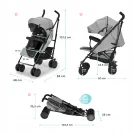Kinderkraft Siesta – wózek spacerowy typu parasolka