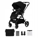 KINDERKRAFT Wózek wielofunkcyjny 2w1 YOXI + akcesoria  black