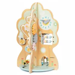 Drewniana zabawka edukacyjna 10 w 1 - wielofunkcyjne drzewo MAM161 Activity Tree