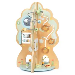 Drewniana zabawka edukacyjna 10 w 1 - wielofunkcyjne drzewo MAM161 Activity Tree
