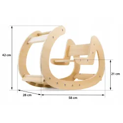 Bujak Mamabrum Rocker GYT2153 drewniany