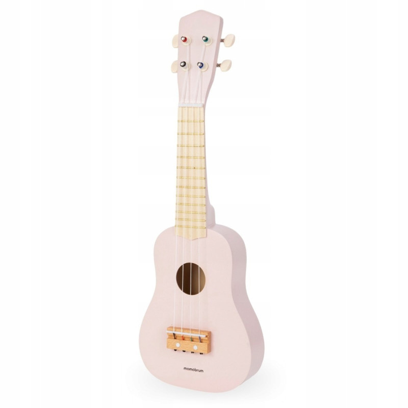 Drewniane ukulele Mamabrum MAM55 różowe