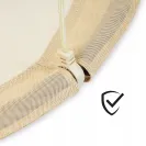 Huśtawka bocianie gniazdo HyperMotion - średnica 100 cm, kolor beżowy boho HYP13