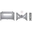 MobySystem składane łóżeczko turystyczne / Kojec Happy Traveller BASIC GREY