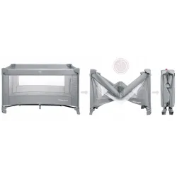 MobySystem składane łóżeczko turystyczne / Kojec Happy Traveller BASIC GREY MobySystem składane łóżeczko turystyczne / Kojec Happy Traveller BASIC GREY