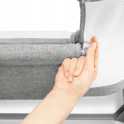 Łóżeczko dostawne Moby System 56 x 88 cm szary Luna Łóżeczko dostawne Moby System 56 x 88 cm szary Luna