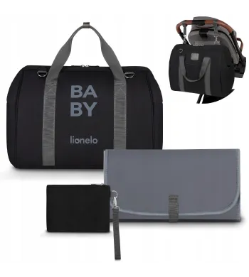 Torba na wózek Lionelo LO-IDA BLACK ONYX