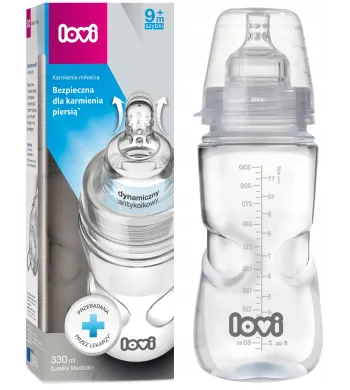 Lovi Butelka Medical 330ml + Smoczek 9m+ 21/561