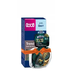 LOVI zestaw prezentowy JUNGLE VIBES butelka 120 ml + smoczki 0-3 0406 LOVI zestaw prezentowy JUNGLE VIBES butelka 120 ml + smoczki 0-3 0406