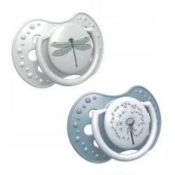 Smoczek Lovi dynamiczny, symetryczny silikon 18 m + 22/875 girl botanic