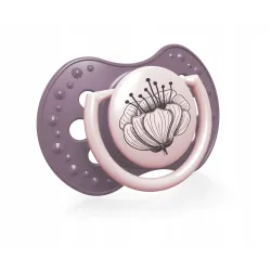 Smoczek Lovi dynamiczny, symetryczny silikon 18 m + 22/875 girl botanic