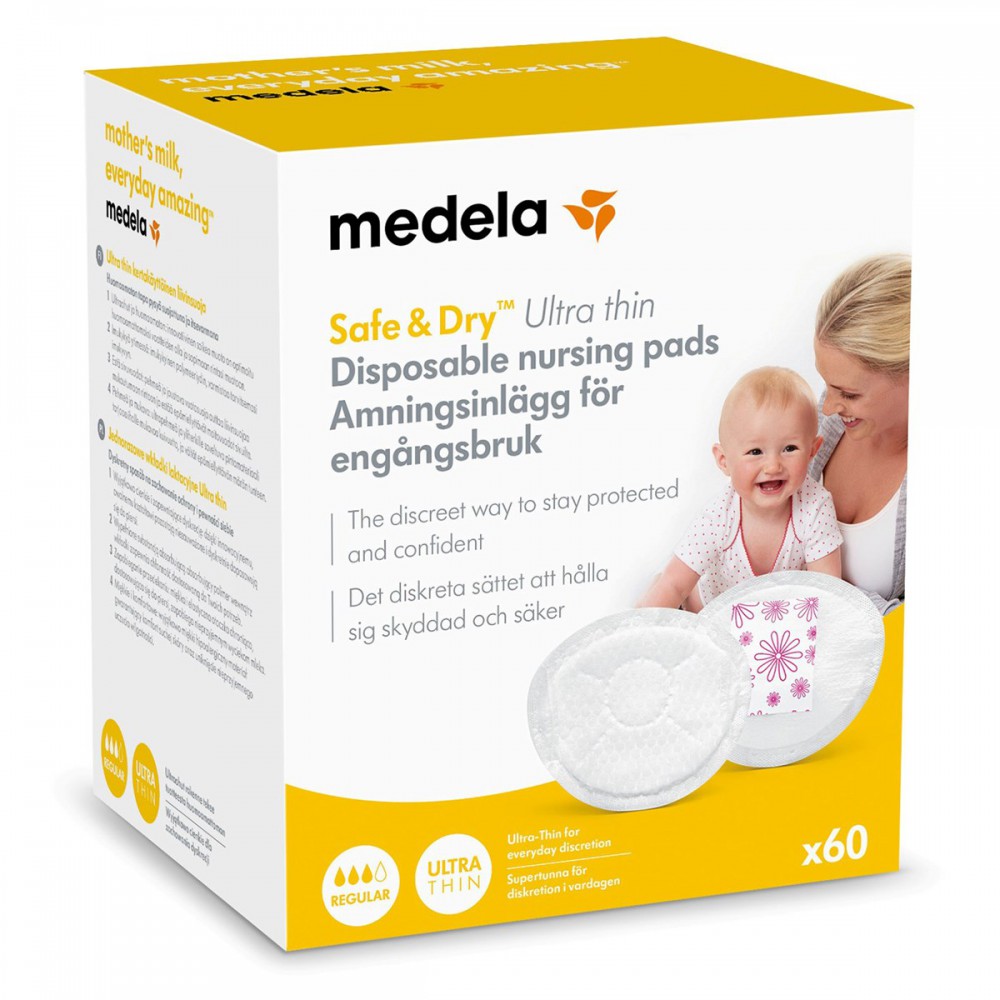 Medela Safe&Dry jednorazowe wkładki laktacyjne 60 szt