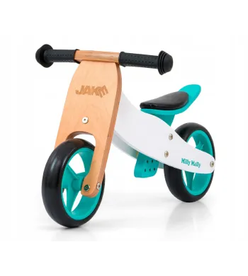 Milly Mally Rowerek biegowy trójkołowy JAKE 2w1 CLASSIC MINT