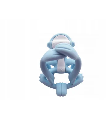 Gryzak ortodontyczny Mombella Małpka  light blue