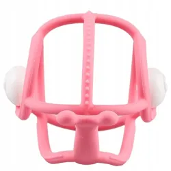 Mombella Gryzak z Grzechotką Ślimak Pink