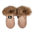 CottonMoose RĘKAWICZKI DO WÓZKA OCIEPLACZ DŁONI CAMEL