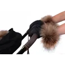 CottonMoose RĘKAWICZKI DO WÓZKA OCIEPLACZ DŁONI CAMEL