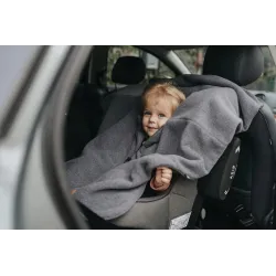 Ponczo samochodowe POLAR Patulove SZARE ONE SIZE BASIC GREY