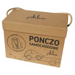 Ponczo samochodowe POLAR Patulove SZARE ONE SIZE BASIC GREY
