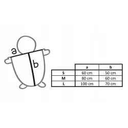 Ponczo samochodowe POLAR Patulove SZARE ONE SIZE BASIC GREY