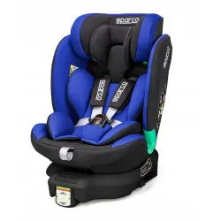 FOTELIK OBROTOWY 360 iSIZE 40-135CM Sparco niebieski Sk6000