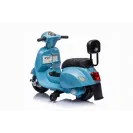 Sun Baby Scooter Vespa Jeździk Skuter na akumulator Niebieski z oparciem