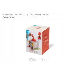 Taf Toys POP UP BOX Pojemnik z Wyskakującymi Chusteczkami 13405 Taf Toys POP UP BOX Pojemnik z Wyskakującymi Chusteczkami 13405