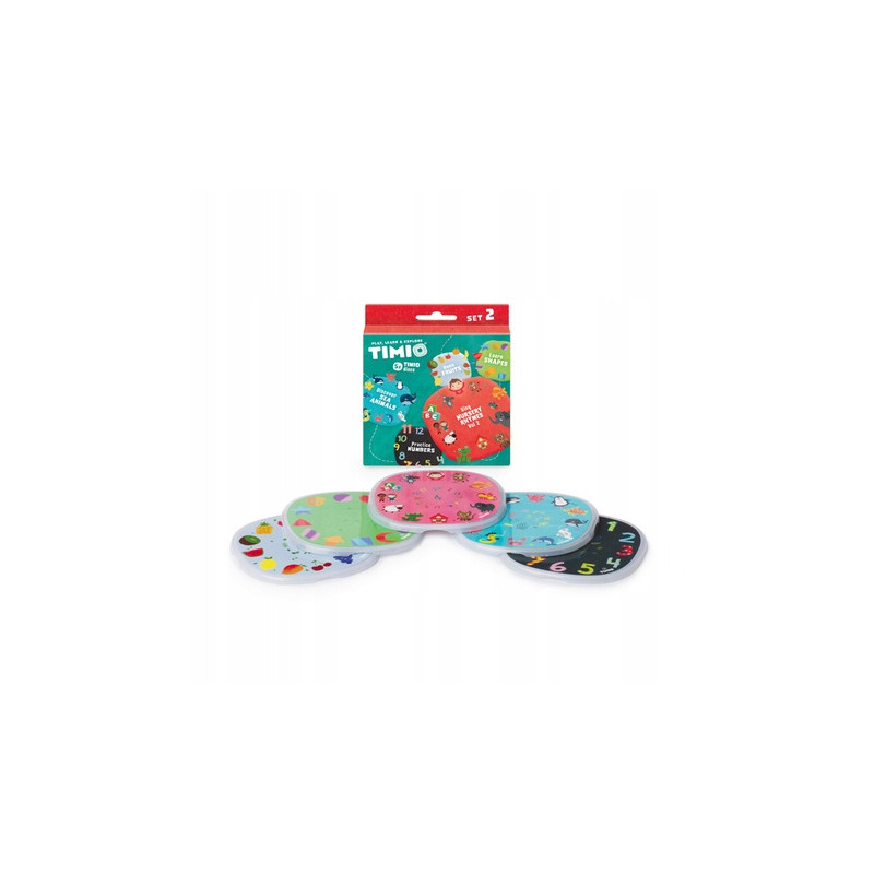Timio Zestaw 5 dysków do nauki języków do odtwarzacza Timio - Set 2